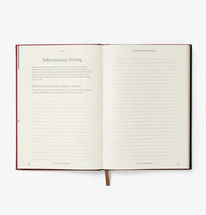 Book | Journal | Becoming A Warrior | Personal Growth Workbook