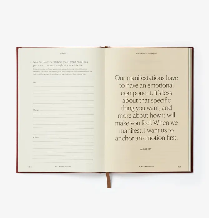 Book | Journal | Becoming A Warrior | Personal Growth Workbook