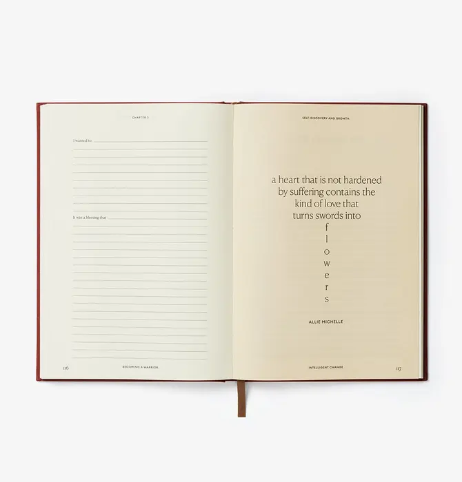Book | Journal | Becoming A Warrior | Personal Growth Workbook