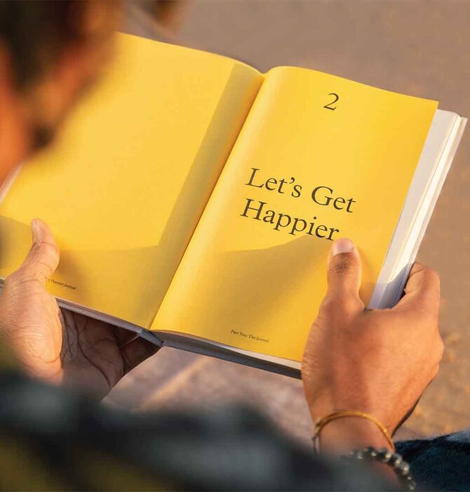Book | Journal | 3x Happier | Guided Mental Wellness