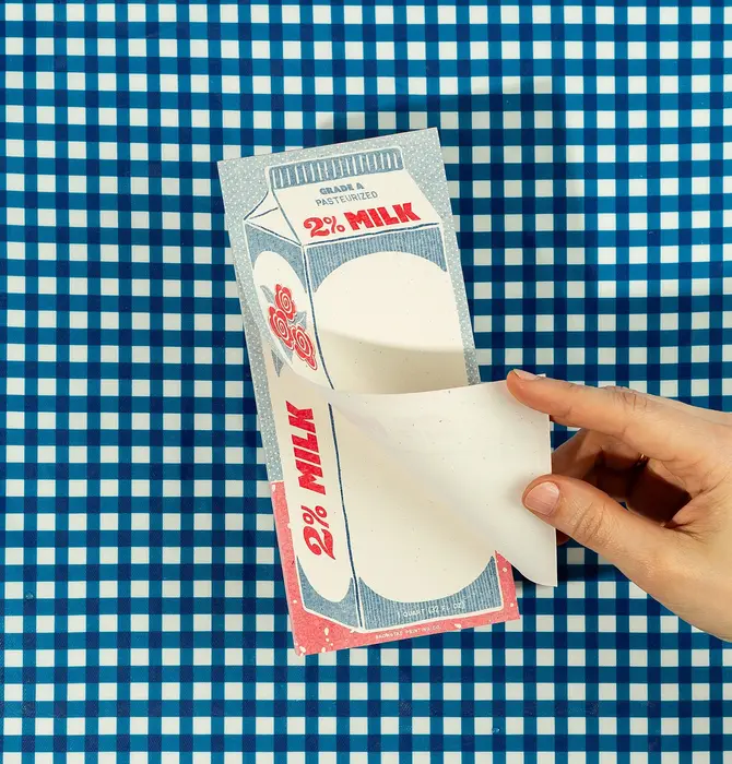 Notepad | Risograph | 2% Milk