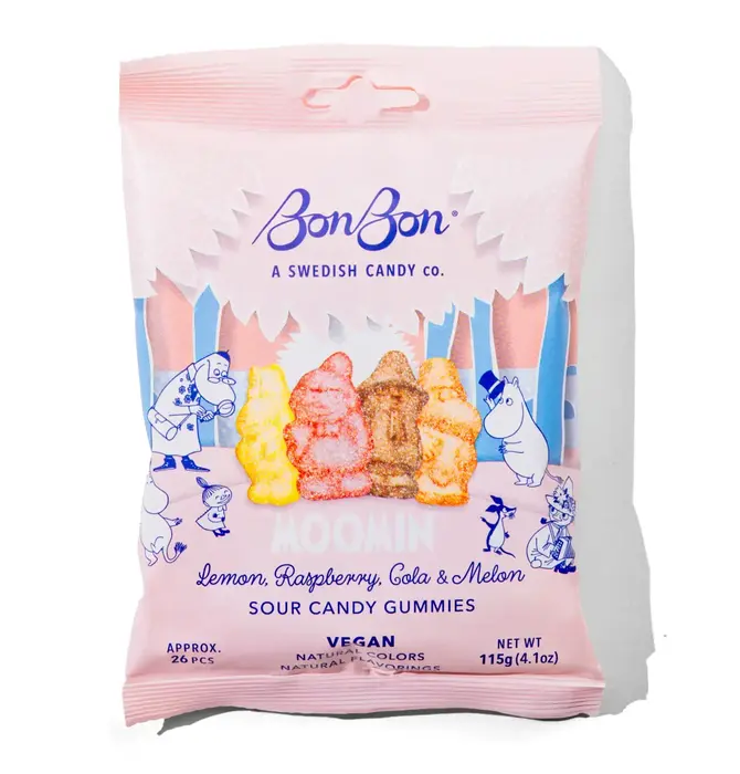 Candy | Sour Gummies | Moomin | Lemon, Raspberry, Cola, Melon