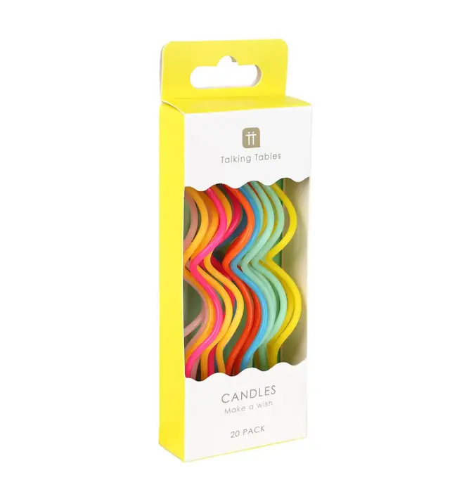 Candles | Twisted Rainbow | 20 Pack