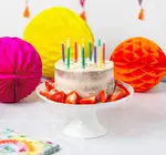 Candles | Flame Multicolored | 12 Pack