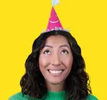 Party Hats | Happy Face Paper | 5 Pack