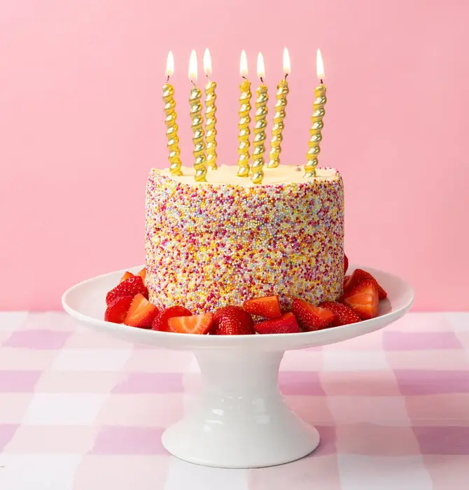 Candles | Gold Twirl | 8 Pack