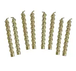 Candles | Gold Twirl | 8 Pack