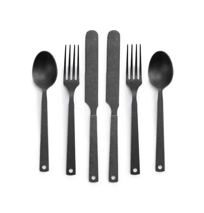 Flatware Set | Matte Black | Set of 6