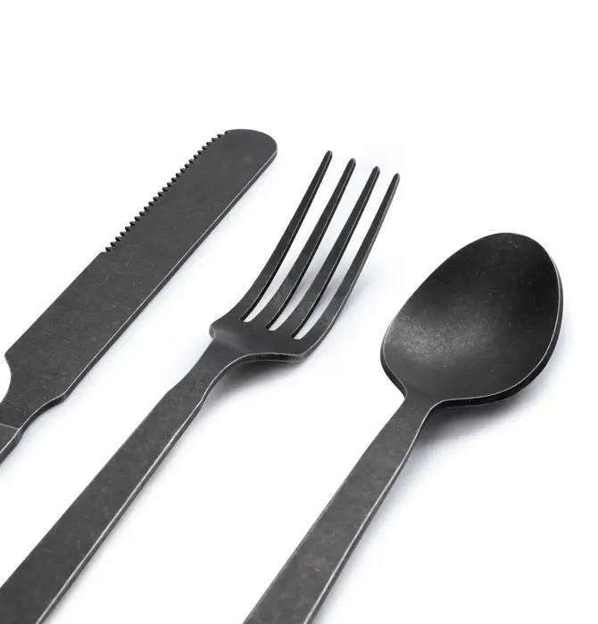 Flatware Set | Matte Black | Set of 6
