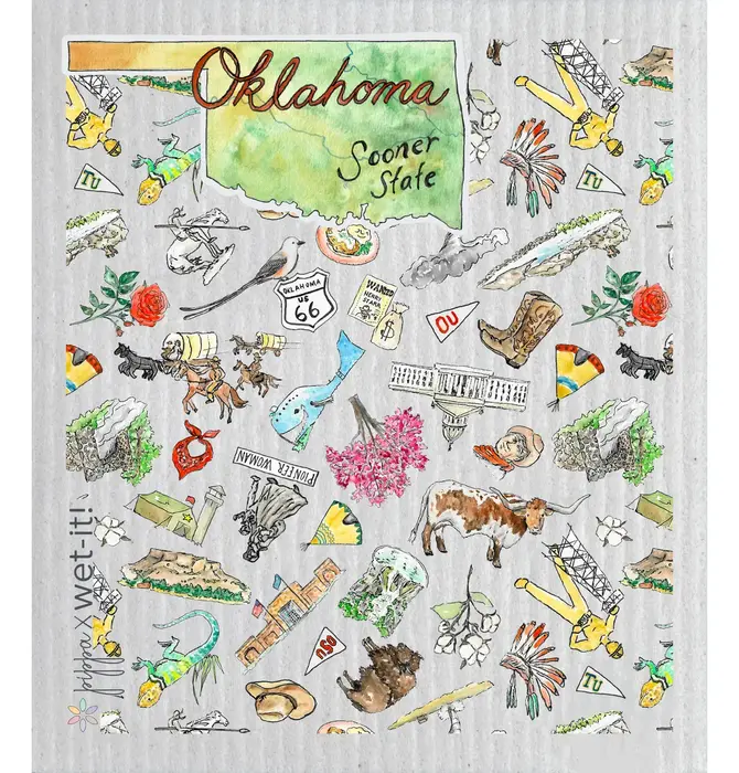 Swedish Dishcloth | Oklahoma Watercolor