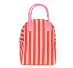 Bag | Zipper Lunch | Awning Stripe Pink
