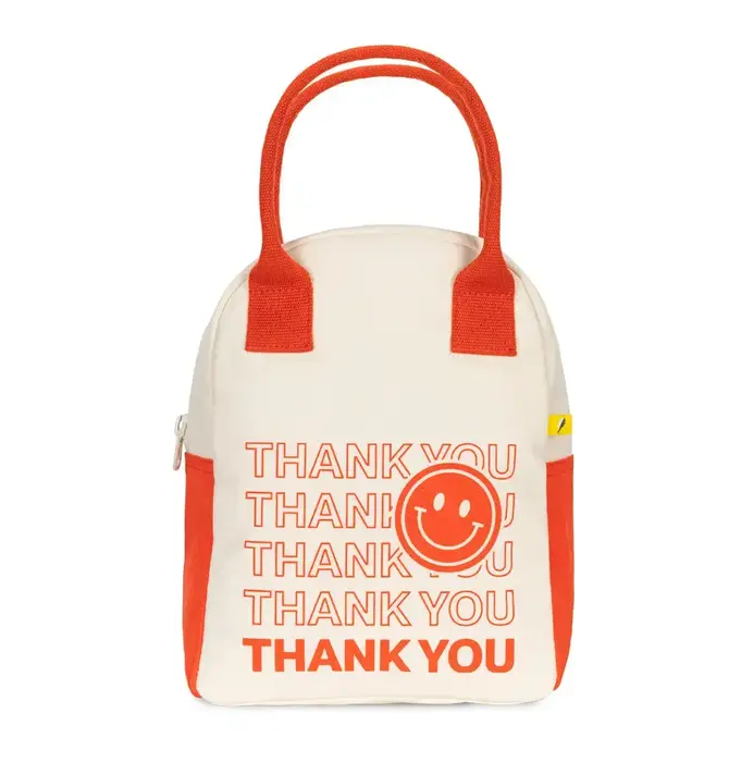 Bag | Zipper Lunch | Thank You Smiley