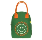 Bag | Zipper Lunch | Have A Nice Day Green