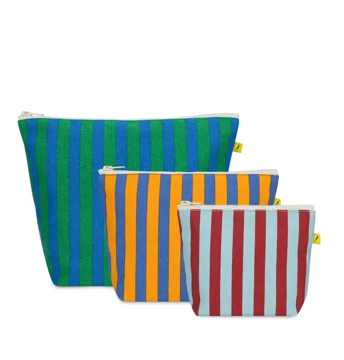 Bag | Zip | Set of 3 | Awning Stripe