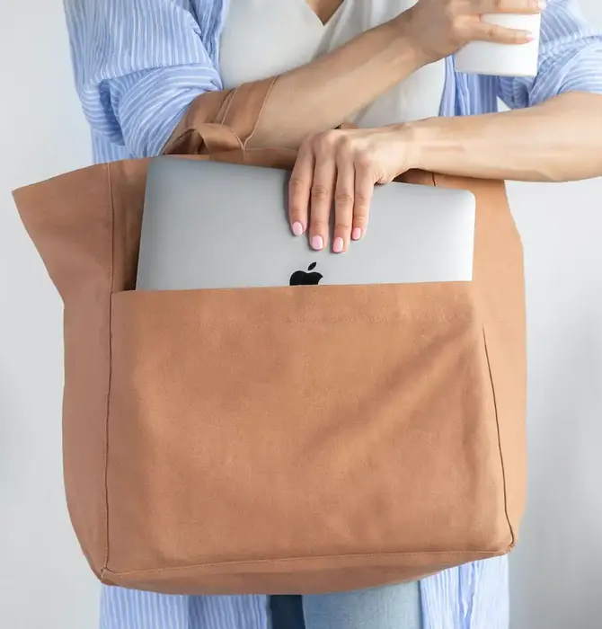 Bag | Box Tote | Nutmeg