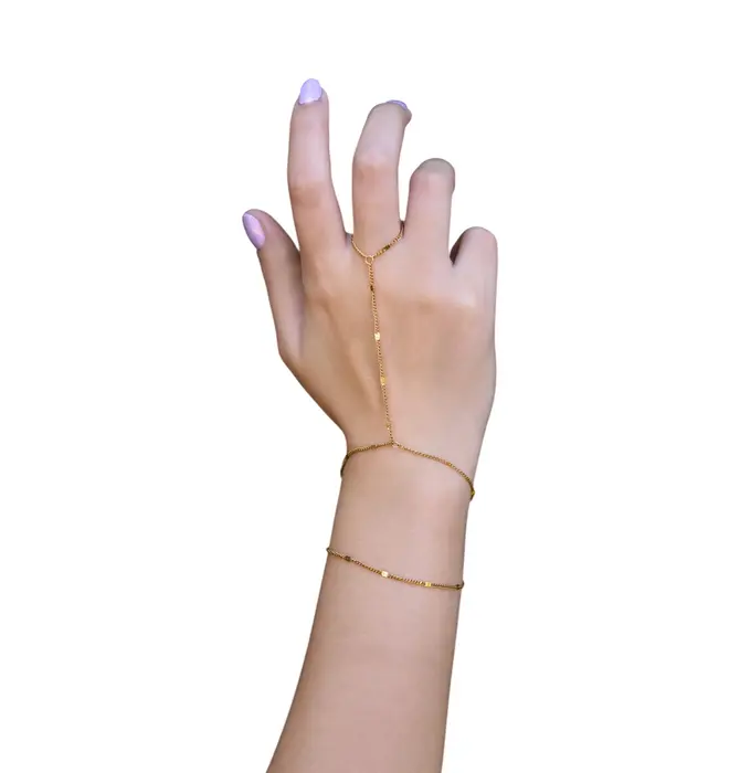 Hand Chain | Indira | 18KGP