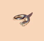 Ring | I Wanna Hold Your Hand | Silver Plate