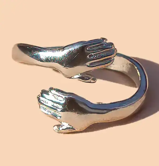 Ring | I Wanna Hold Your Hand | Silver Plate