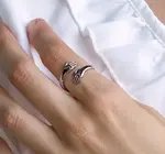 Ring | I Wanna Hold Your Hand | Silver Plate