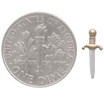 Earring Single | Mini Dagger Post | Mixed Metal