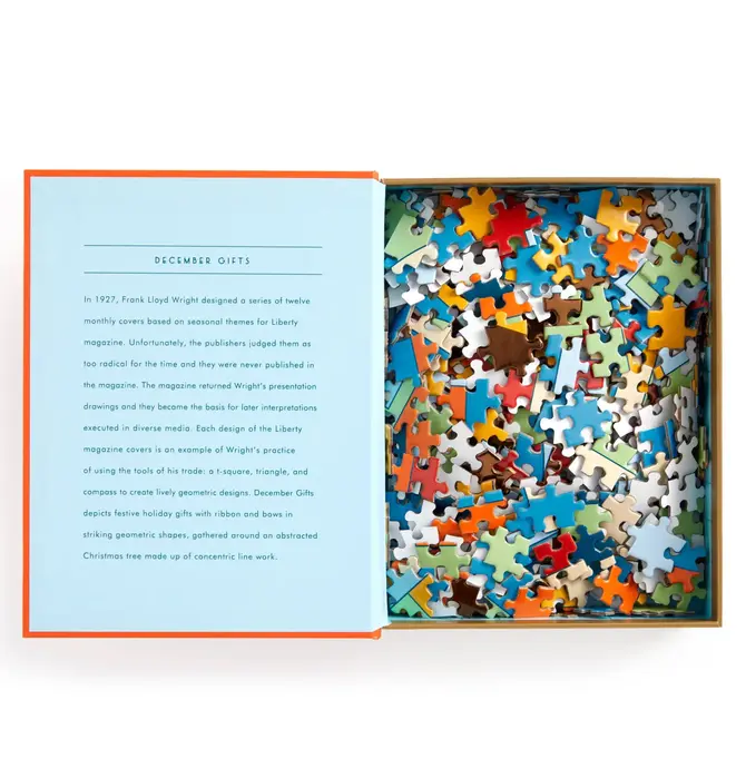 Puzzle | 500-Piece Book | Frank Lloyd Wright December Gifts