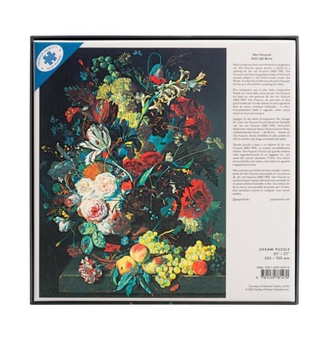 Puzzle | 1000-Piece | Van Huysum Still Life Burst