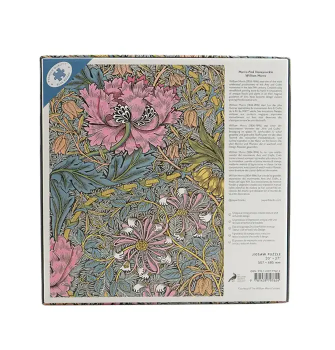 Puzzle | 1000-Piece | Morris Pink Honeysuckle