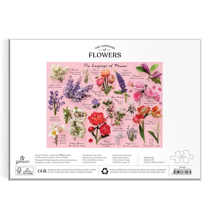 Puzzle | 1000-Piece | Language of Flowers