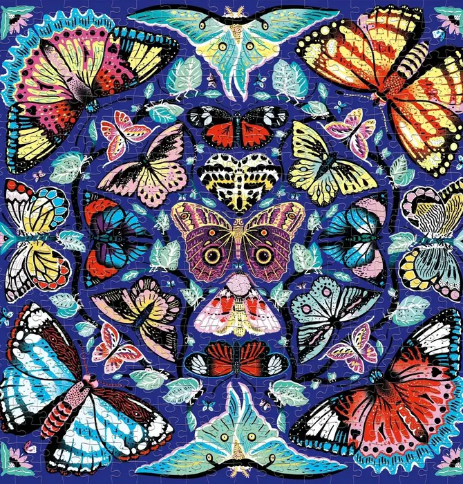 Puzzle | 500-Piece | Kaleido-Butterflies