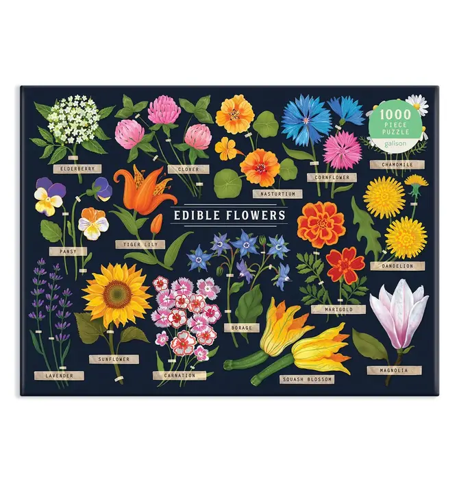 Puzzle | 1000-Piece | Edible Flowers