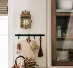 Utensil Bar | 4 Hooks | Wrought Iron