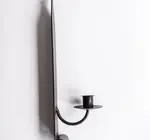 Sconce | Candle | Wrought Iron | 14" Tall
