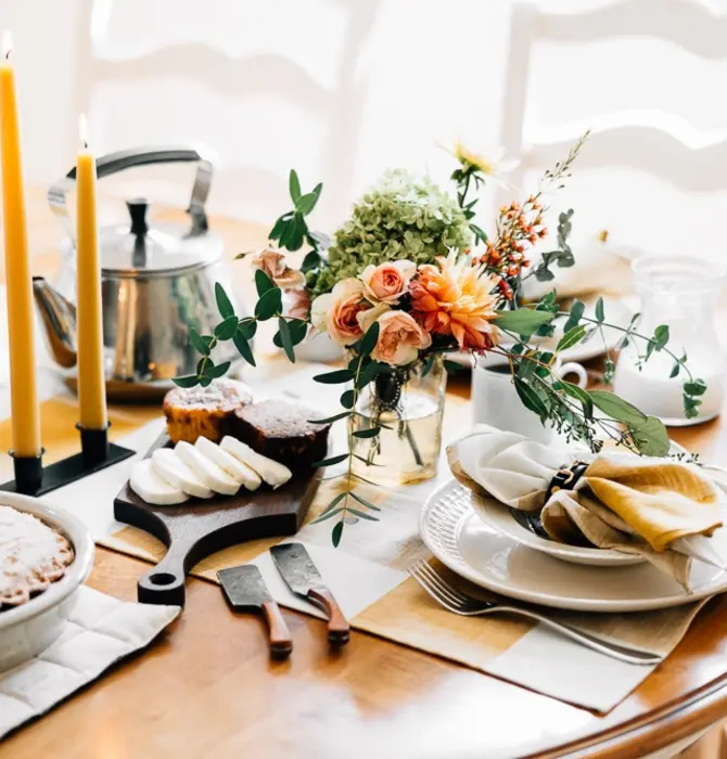 Candlestick Holder | Triple Taper | Wrought Iron