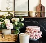 Canister | Stoneware | 5" H x 4.5" DIA