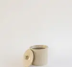 Canister | Stoneware | 5" H x 4.5" DIA