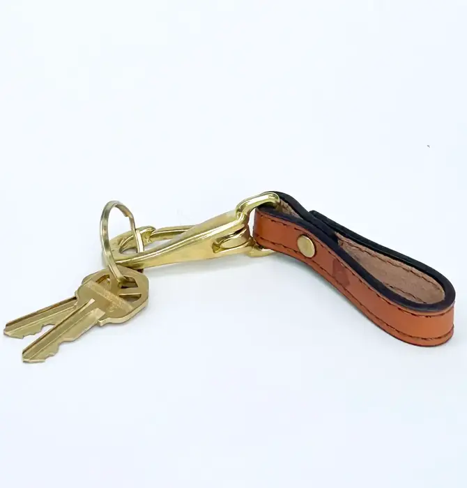 Key Fob | Stitched Leather | 2 Colors