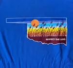 T-Shirt | Respect The Land | Blue