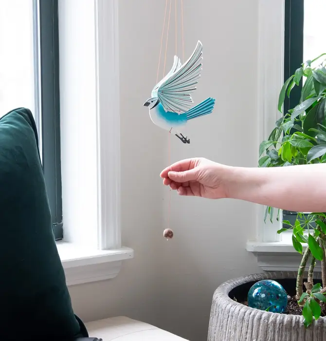 Mobile | Flying | Blue Jay