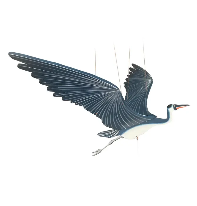 Mobile | Flying | Blue Heron