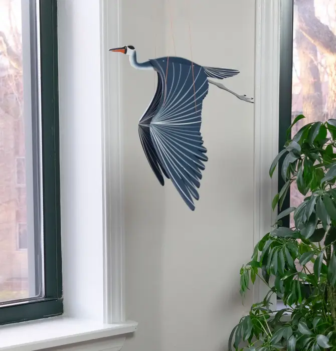 Mobile | Flying | Blue Heron