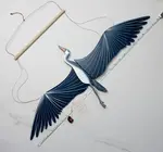 Mobile | Flying | Blue Heron