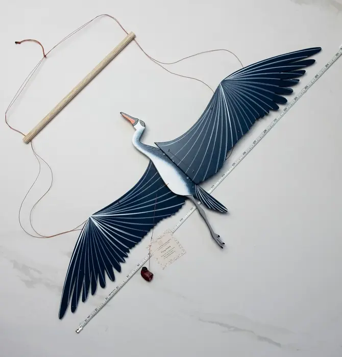 Mobile | Flying | Blue Heron