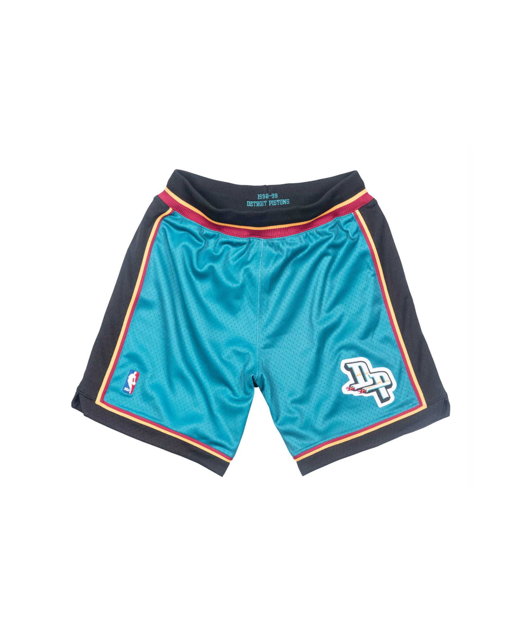 pistons teal shorts