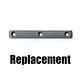 Slate Black Industries Replacement Slate Grip, 3-slot, single panel only