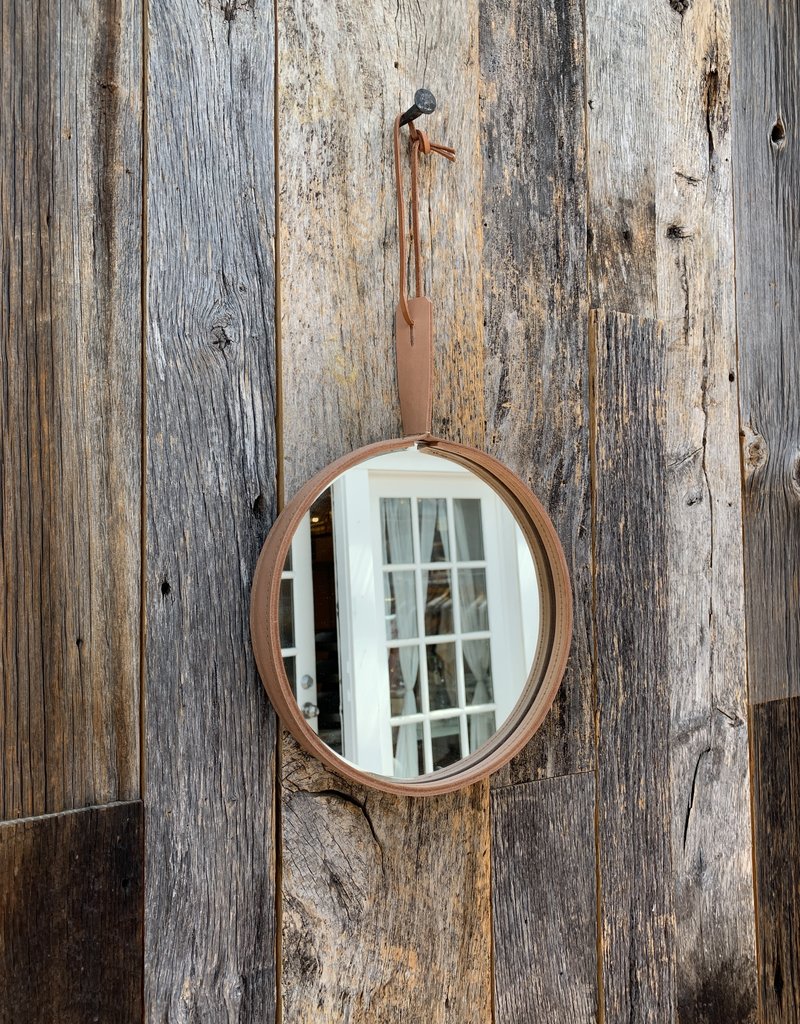 Alexa Allen Alexa Allen Mirror 10" - Natural with White Stitch