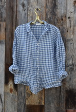 CP Shades CP Shades Romy Blue Gingham Linen Shirt 1012-235
