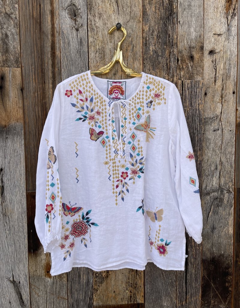 Johnny Was Johnny Was Mariposa Linen Blouse J10222-3