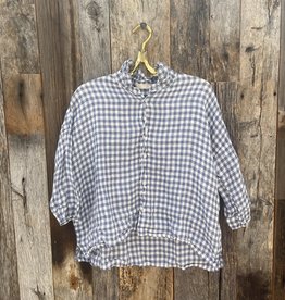 CP Shades CP Shades Rooney Line Top Blue Gingham 1080-235