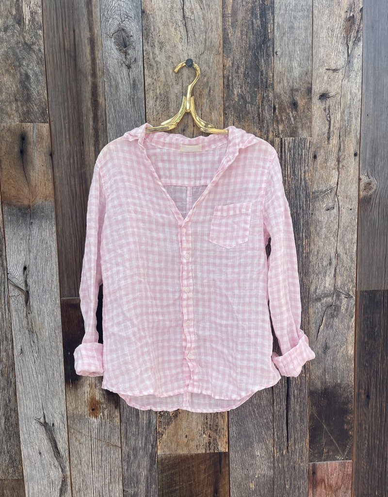 CP Shades CP Shades Sloane Linen Top 1042-236- Pink Gingham