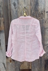 CP Shades CP Shades Sloane Linen Top 1042-236- Pink Gingham